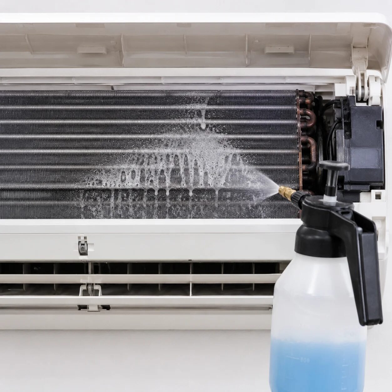 Indoor unit jet-wash service