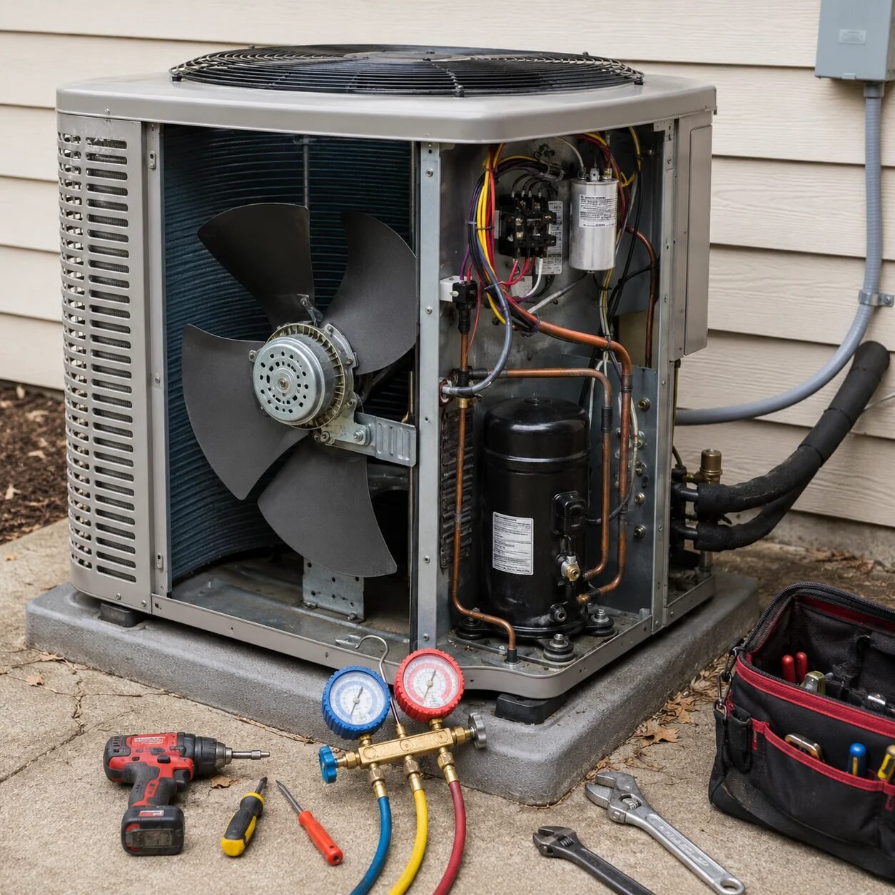 Outdoor unit repair