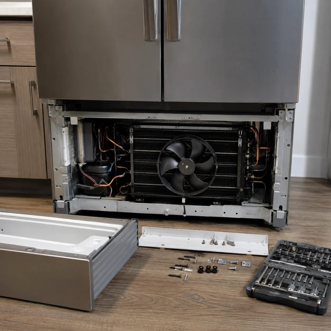 Condenser fan replacement